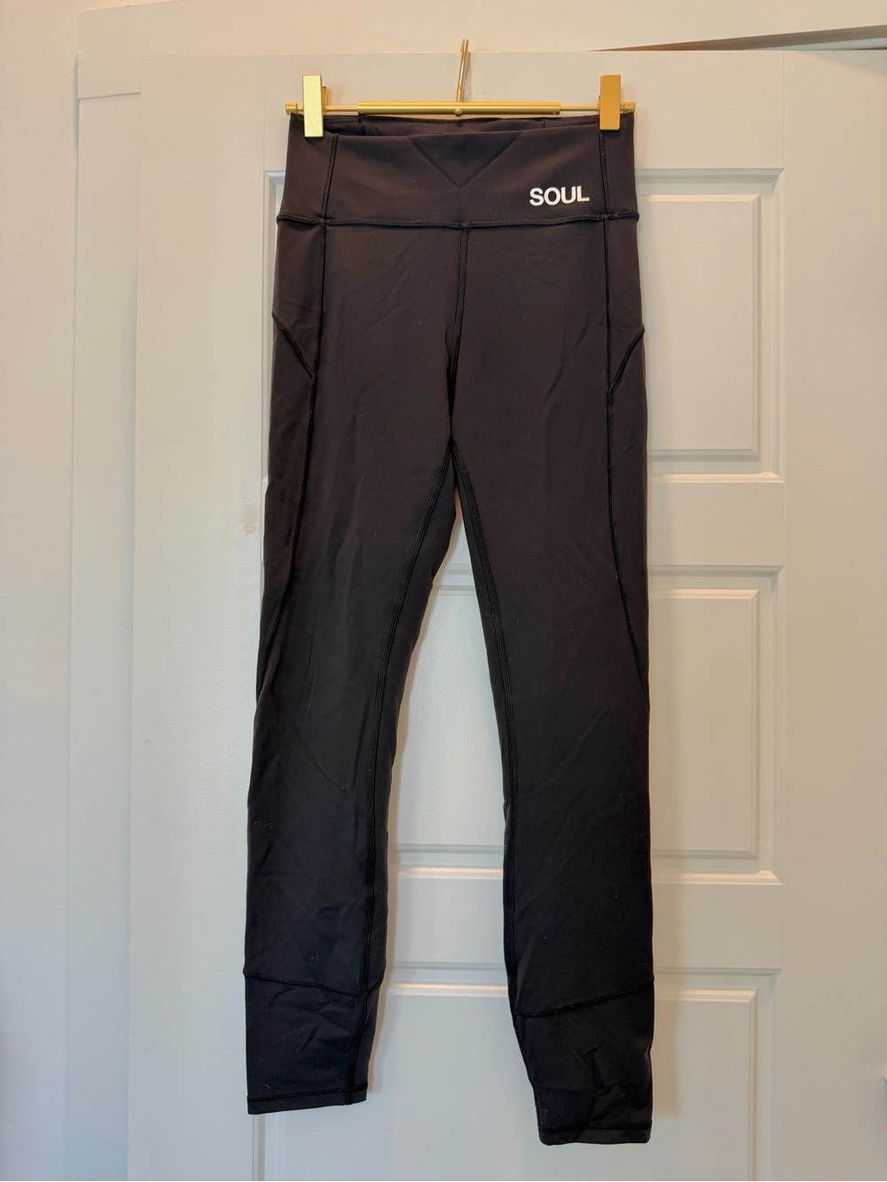 Soulcycle x Lululemon Black Leggings Size 6